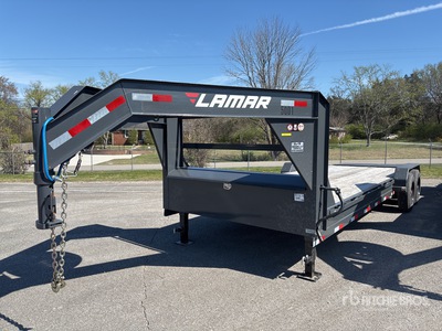 2026 Lamar 24 ft T/A Gooseneck Equipment Trailer