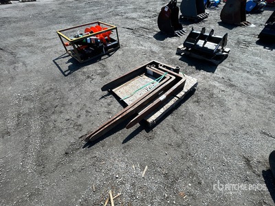 Quantity of (2) JCB 48 in Telehandler Bar Forks