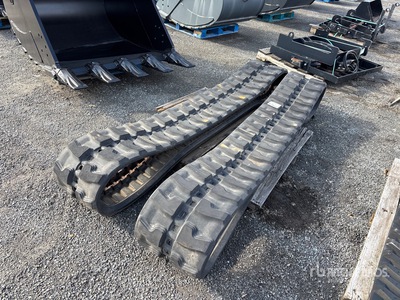 JCB 15" Rubber tracks Tracks - Fits JCB 8055