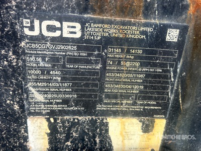 2018 JCB 512-56 Telehandler