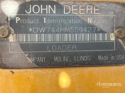 1997 John Deere 744H Radlader