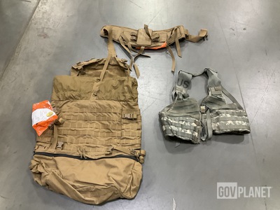 (16) Individual Equipment Belts, (21) Fighting Load Carriers & Assorted Items