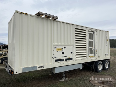 2015 Cat APS1000 1000 kW Containerized مولد