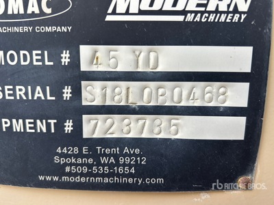 Spomac 45 cyd Load Out Aggregate Feeder