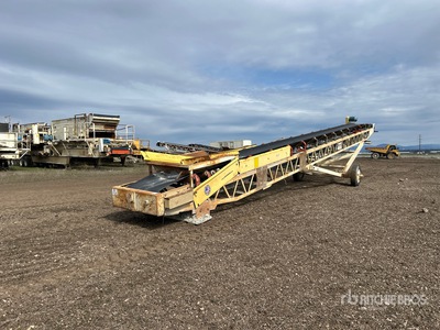 2012 Masaba 36 in x 60 ft Portable Radial Stacking Conveyor