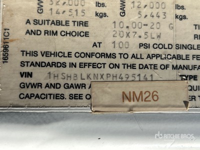 1993 International 8100 4x2 Service Truck