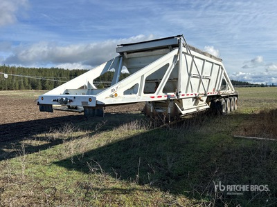 2012 Trail King 48 ft Quad/A Belly Dump Trailer