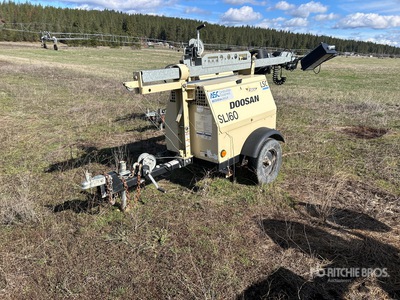 2013 Doosan LSCWKUB-60HZ-T4F 6 kVA Light Tower