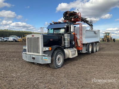 Barko 80 Articulated Boom on 2007 Peterbilt 379 8x4 Grapple Truck