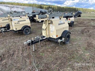 2013 Doosan LSCWKUB-60HZ-T4F 6 kVA Light Tower