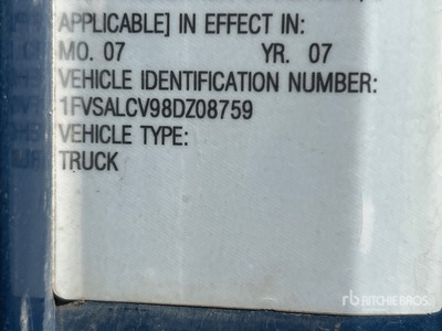 2008 Freightliner FLD 120 10x4 Mixer Truck