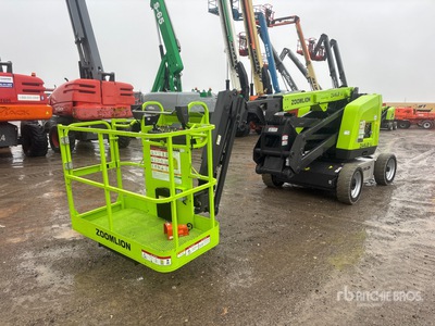 2024 Zoomlion ZA46JE-LI 2WD Electric Articulating Boom Lift