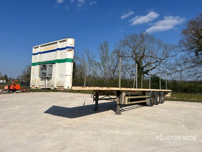2008 Fruehauf Tx34 Tri/A Remorque Plateau Remorque à plateau