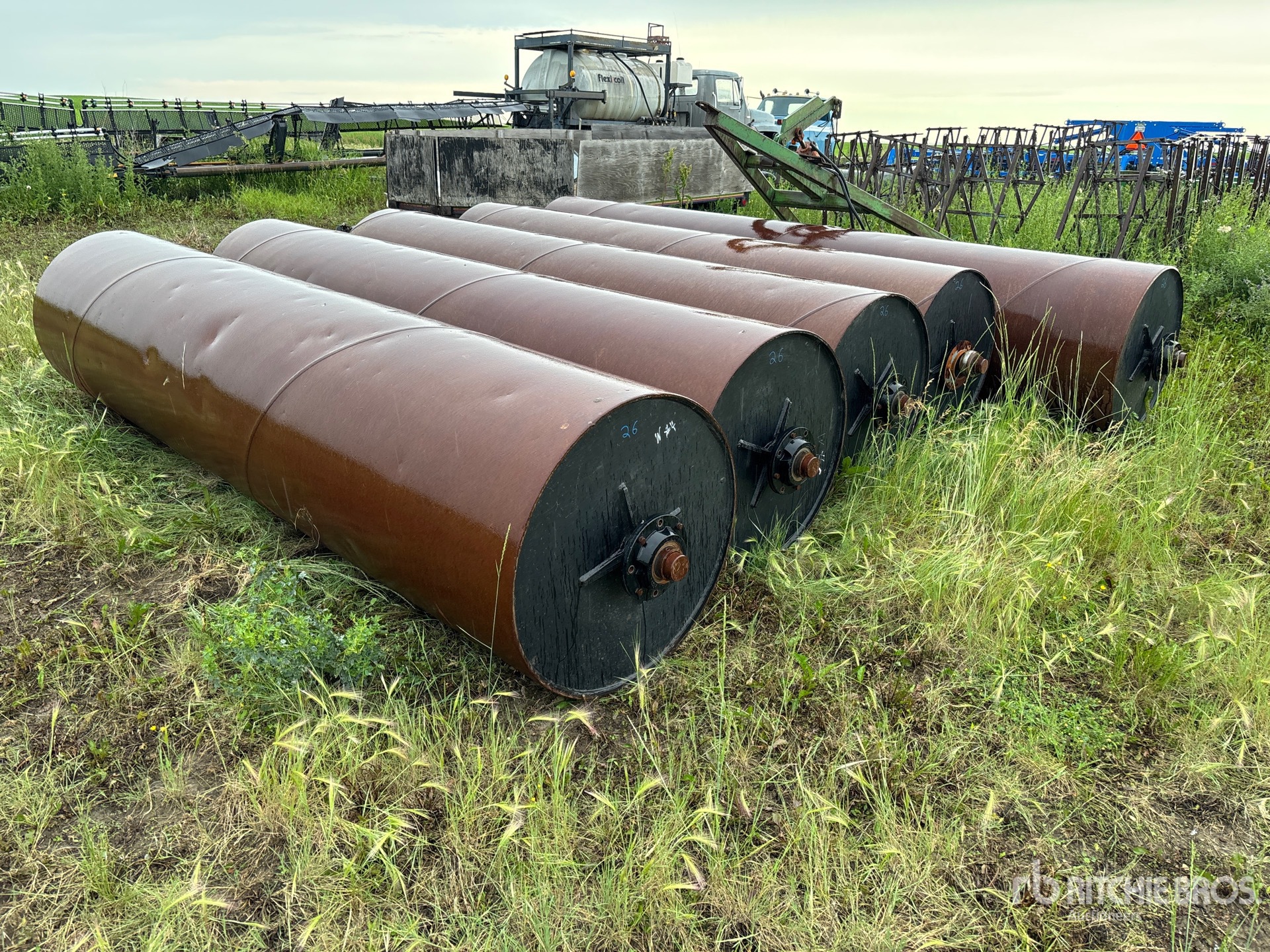 Quantity of (5) 12 ft 6 in Roller