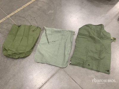 (23) Barracks Bags, (15) Clothing Bags, (29) Duffel Bags & Assorted Items