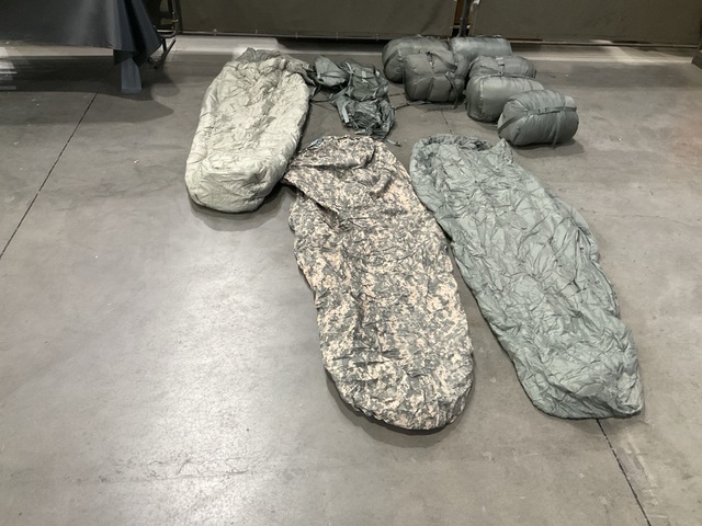 (7) Assorted Sleeping Bags