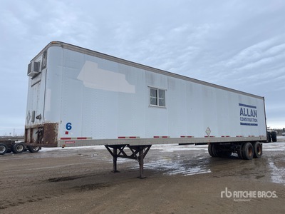 1989 Fuehauf 48 ft x 102 in T/A Office/Tool Crib Remolque de furgoneta