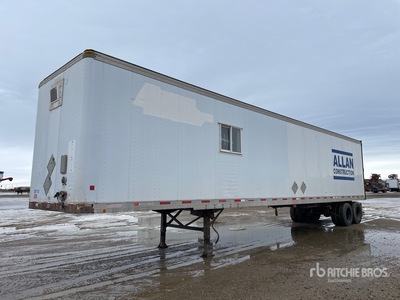 1992 Fuehauf 48 ft x 102 in T/A Office/Tool Crib Remolque de furgoneta