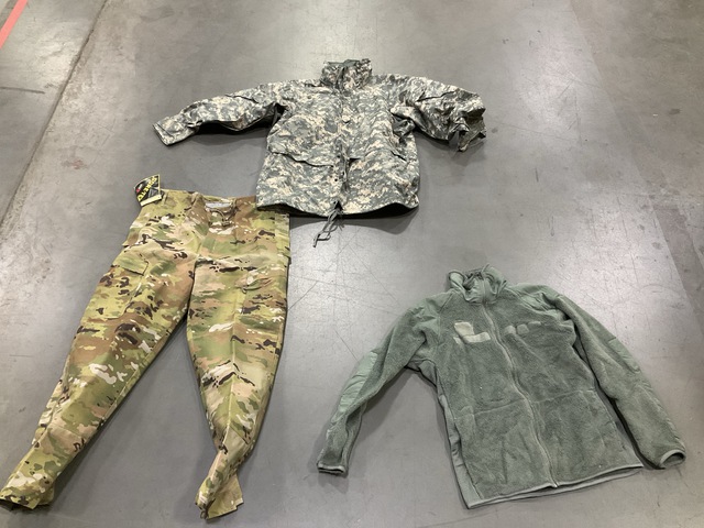 (29) Cold Weather Jackets, (3) Cold Weather Parkas & Assorted Items