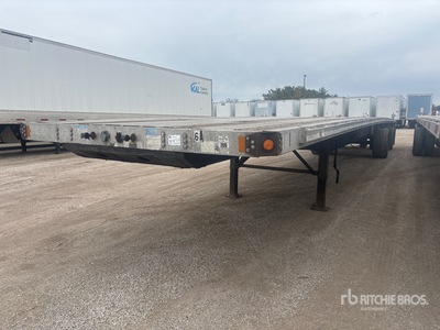 2008 Fontaine 48 ft T/A Spread Axle Flatbed Trailer