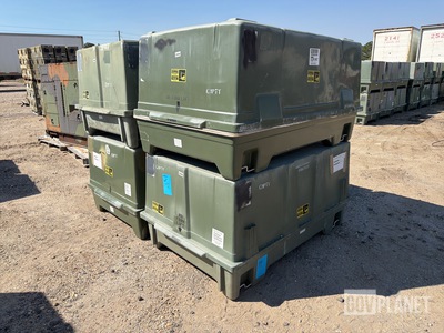 (4) Plastics Research 103060-301 Shipping & Storage Containers