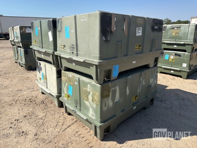 (4) Plastics Research 103060-301 Shipping & Storage Containers