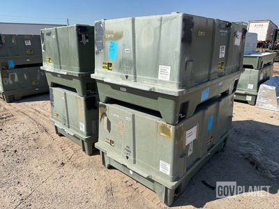 (4) Plastics Research 103060-301 Shipping & Storage Containers