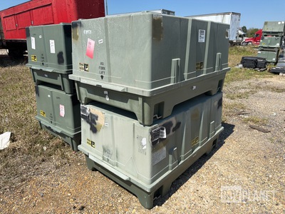 (4) Plastics Research 103060-301 Shipping & Storage Containers
