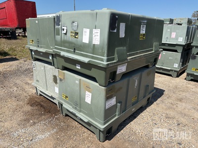 (4) Plastics Research 103060-301 Shipping & Storage Containers