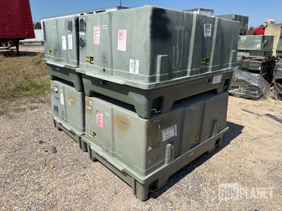 (4) Plastics Research 103060-301 Shipping & Storage Containers