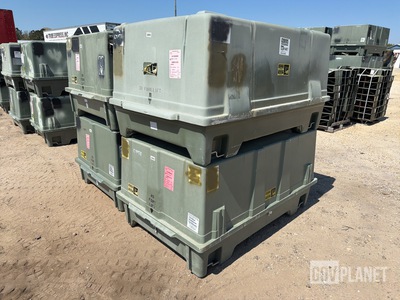 (4) Plastics Research 103060-301 Shipping & Storage Containers