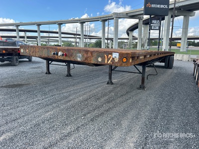 2003 Lufkin 48 ft T/A Flatbed Trailer