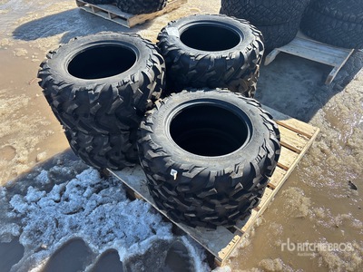 Quantity of (6) 27x11.00R14 Tires