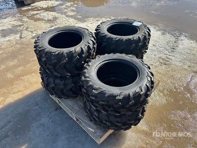 Quantity of (6) 27x11.00R14 Tires