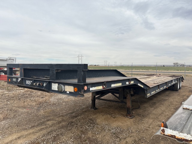 2005 Viking 40 ft T/A Single Drop Step Deck Trailer