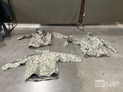 (7) Cold Weather Parkas, (10) Wet Weather Parkas & Assorted Items