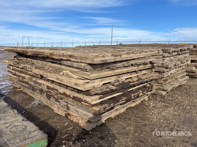 Quantity of (19) 8 ft x 14 ft Swamp Mats Divers