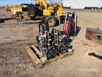 Quantity of (2) 2023 Rhino Tool Pro Kit w/Cart Gasoline Fence Post Driver