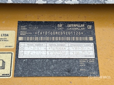 2015 Cat 160M Motor Grader