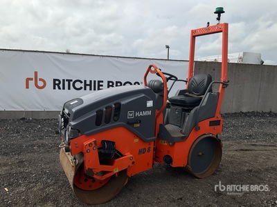 2017 Hamm HD8VV Rullo vibrante tandem