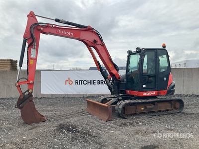 2018 Kubota KX080-4 Tracked Excavator