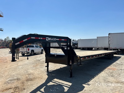 2026 Delco 40 ft T/A Gooseneck Equipment Trailer