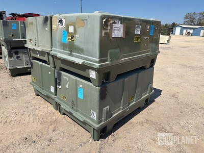 (4) Plastics Research 103060-301 Shipping & Storage Containers