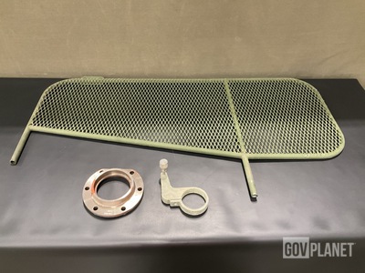 (8) Mechanical Drive Guards, (30) Shaft Retaining Plates & Assorted Items