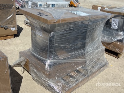 Quantity of (2) 55 in Adjustable Height Propane Fire Pit Table w/ Tabletop Lid