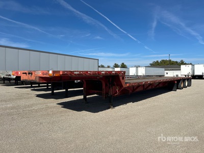 2010 Transcraft EDTL-3000 F3 53 ft Tri/A Single Drop Step Deck Trailer