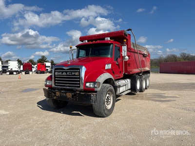 2016 Mack GU713 8x6 Autocarro ribaltabile 3 assi