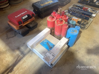 Quantity of (17) Core Drill Bits أدوات يدوية متنوعة