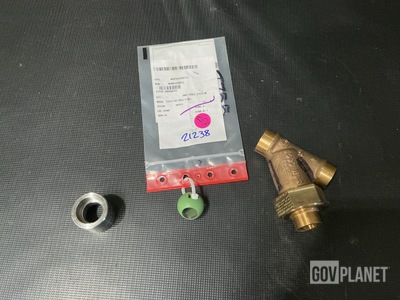 (90) Pipe Couplings, (1) Ball Valve, (1) Sediment Strainer & Assorted Items
