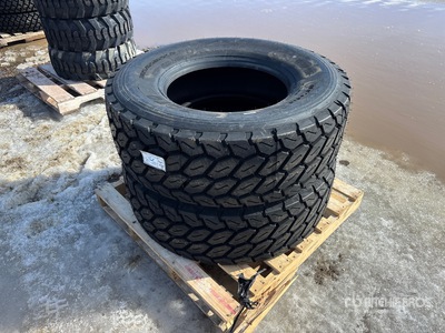 Quantity of (2) 385/65R22.5 Tires (Unused)